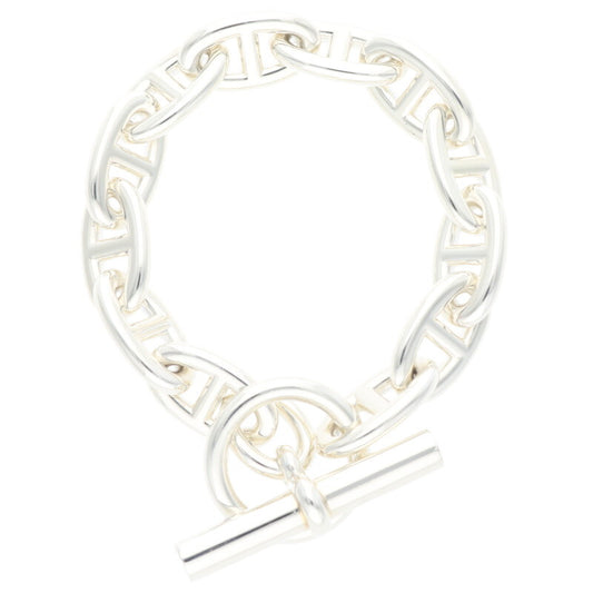 HERMES Chaine d'Ancre GM Silver Bracelet 925 Size ONE SIZE