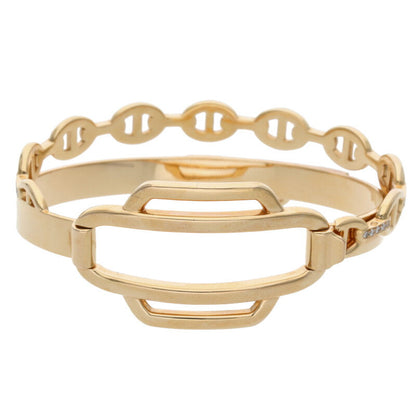 HERMES Collier de Chien Double Tour K18PG Full Size ONE SIZE