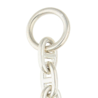 HERMES Chaine d'Ancre MM 925 Silver Bracelet Size ONE SIZE