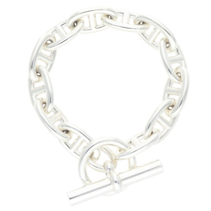 HERMES Chaine d'Ancre GM 925 Silver Bracelet Size ONE SIZE