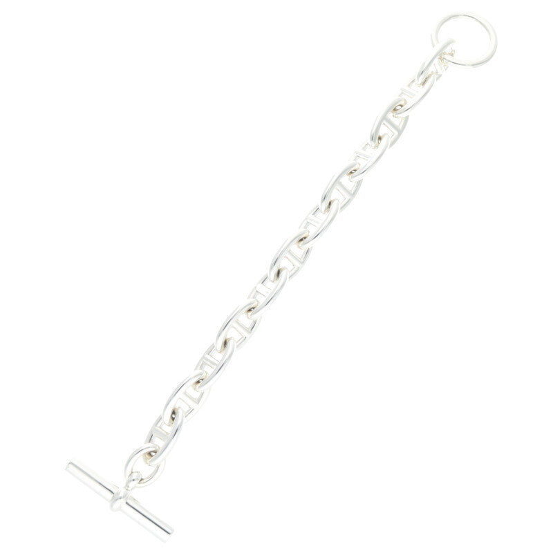 HERMES Chaine d'Ancre GM 925 Silver Bracelet Size ONE SIZE