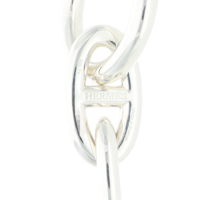 HERMES Chaine d'Ancre GM 925 Silver Bracelet Size ONE SIZE