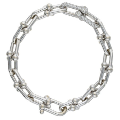TIFFANY&Co. Hardware K18WG Diamond Link Size ONE SIZE
