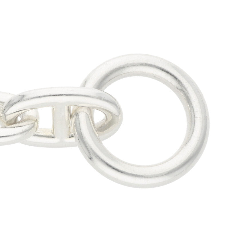 HERMES Chaine d'Ancre TGM 925 Silver Bracelet Size ONE SIZE