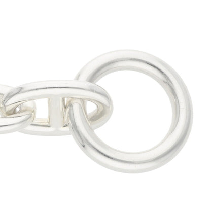HERMES Chaine d'Ancre TGM 925 Silver Bracelet Size ONE SIZE