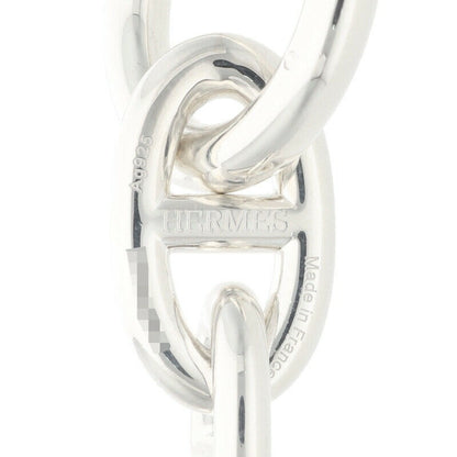 HERMES Chaine d'Ancre TGM 925 Silver Bracelet Size ONE SIZE