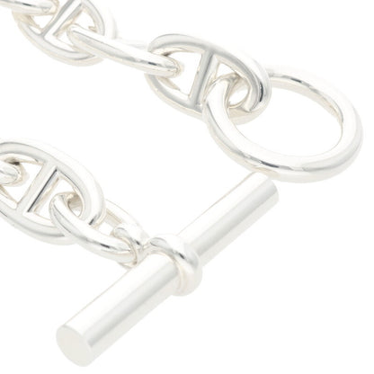 HERMES Chaine d'Ancre TGM 925 Silver Bracelet Size ONE SIZE