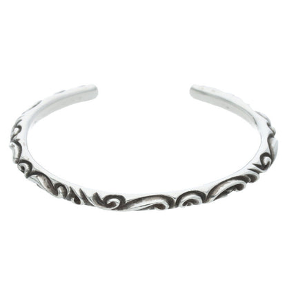 Chrome Hearts Scroll Band Silver Bracelet Size ONE SIZE