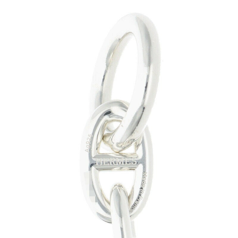 HERMES Chaine d'Ancre TGM 925 Silver Bracelet Size ONE SIZE