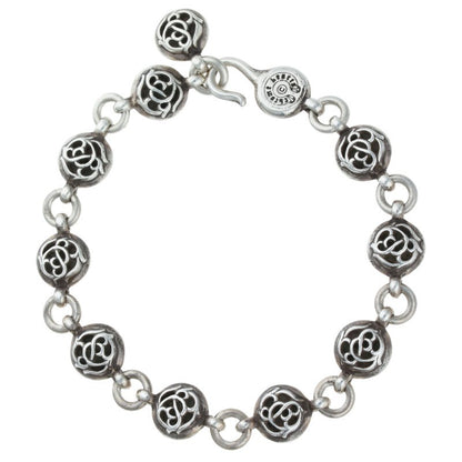 Chrome Hearts #2 Floral Ball Silver Bracelet Size ONE SIZE