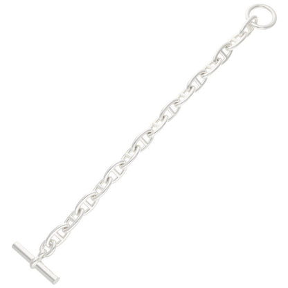 HERMES Chaine d'Ancre GM 925 Silver Bracelet Size ONE SIZE