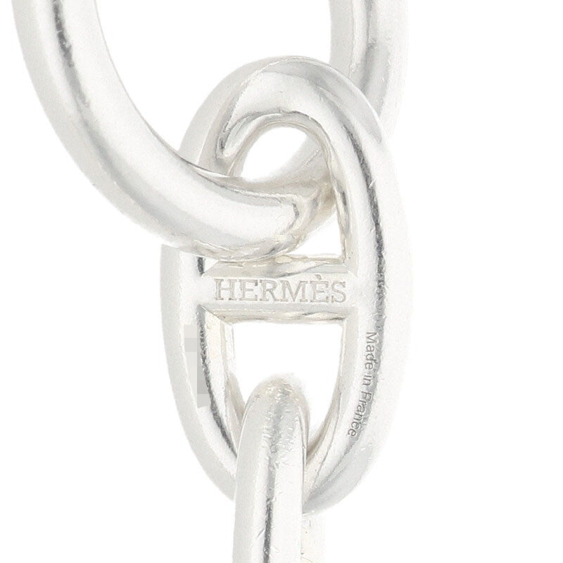 HERMES Chaine d'Ancre GM 925 Silver Bracelet Size ONE SIZE