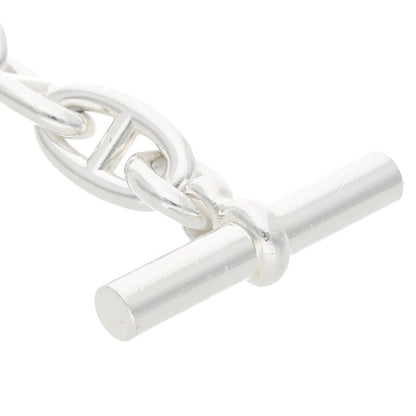 HERMES Chaine d'Ancre GM 925 Silver Bracelet Size ONE SIZE