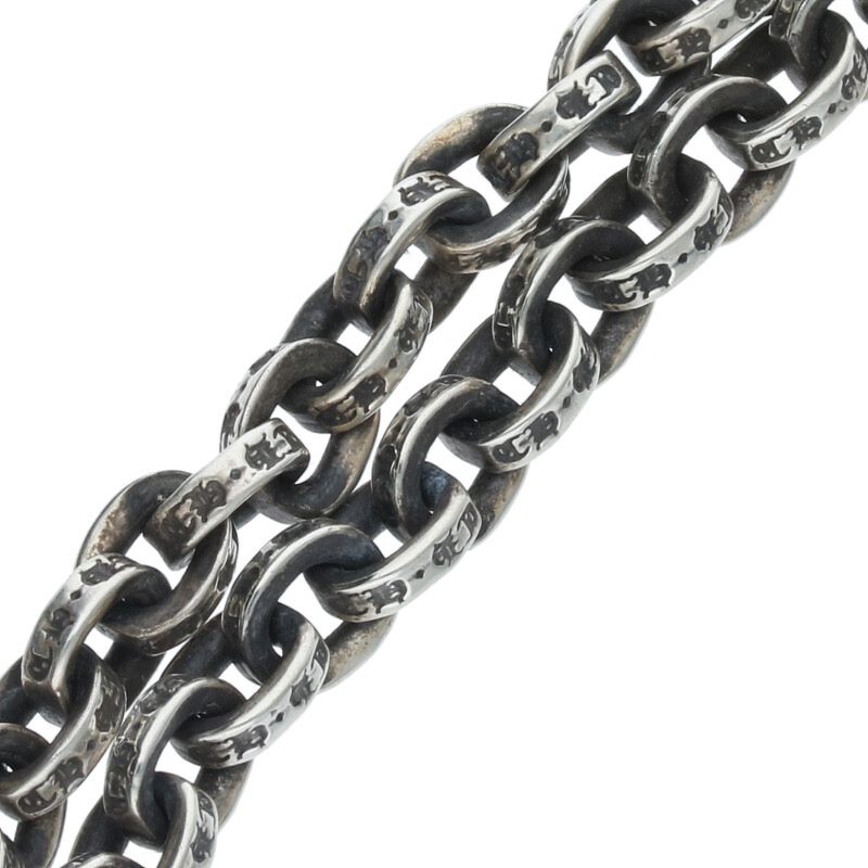Chrome Hearts Paper Chain Silver Bracelet