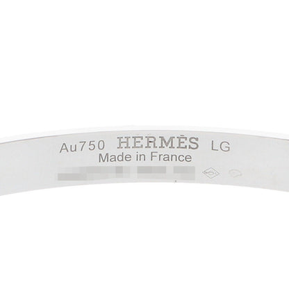 HERMES Collier de Chien K18WG Diamond Bracelet Size ONE SIZE