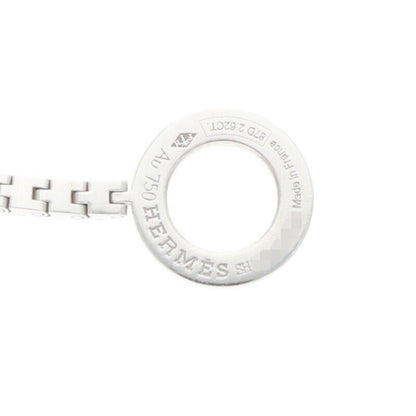 HERMES Finesse K18WG Diamond Bracelet Size ONE SIZE