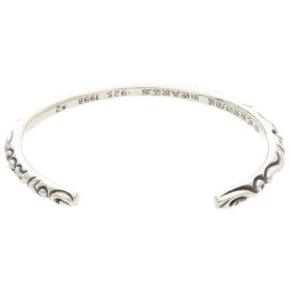 Chrome Hearts Bangle Scroll Silver Bracelet Size ONE SIZE
