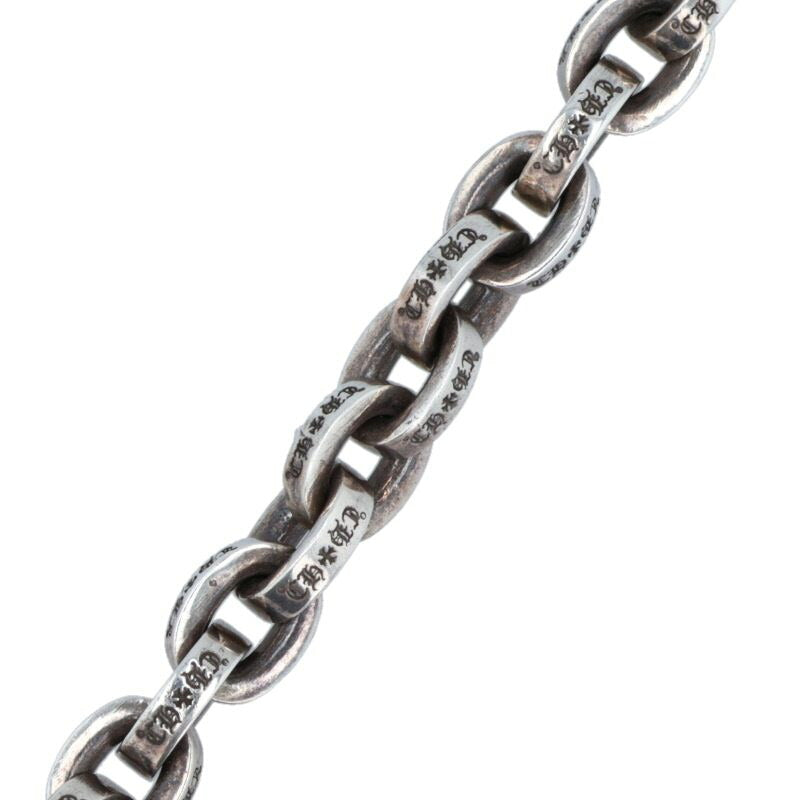 Chrome Hearts LARGE PAPER CHN Silver Bracelet Size 7 Inch