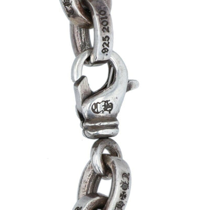 Chrome Hearts LARGE PAPER CHN Silver Bracelet Size 7 Inch