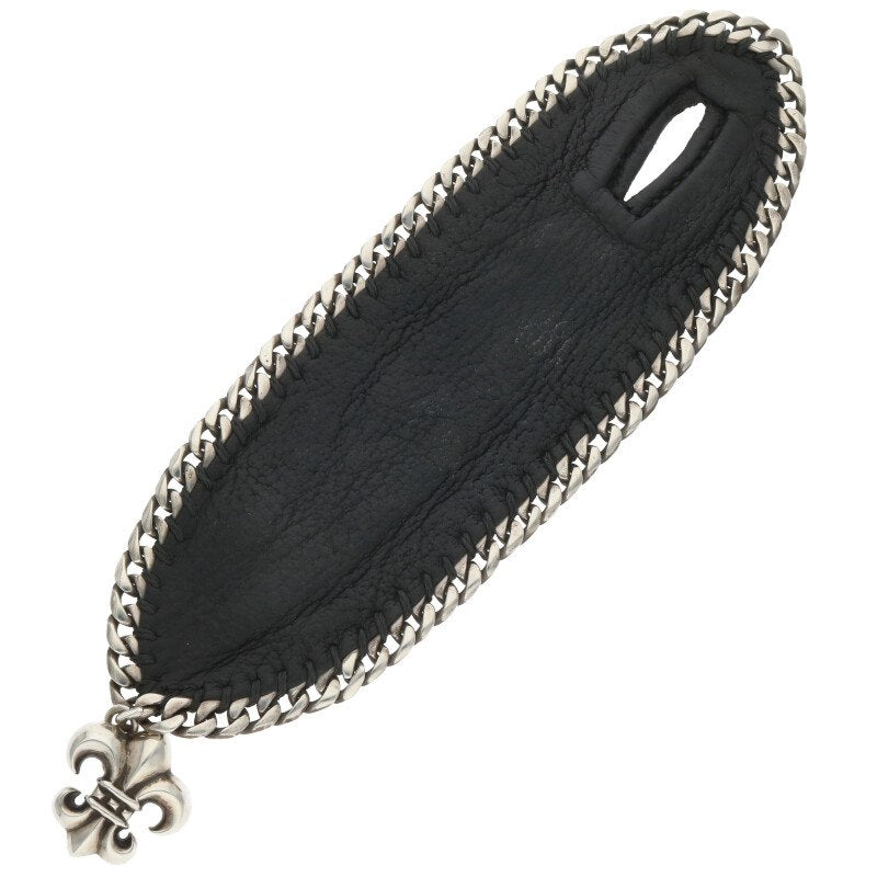 Chrome Hearts LTHR PLS BS Flare Chain Leather Size ONE SIZE