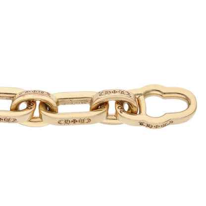 Chrome Hearts 22K Paper E Chain Gold Bracelet Size ONE SIZE