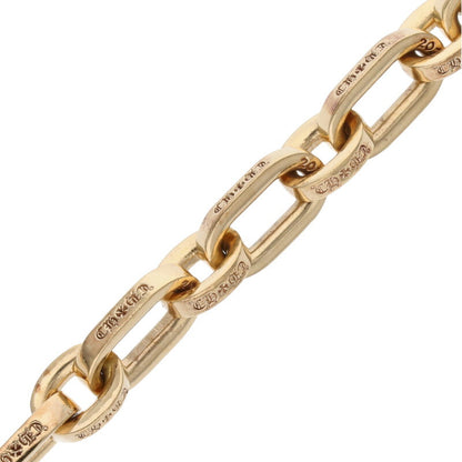 Chrome Hearts 22K Paper E Chain Gold Bracelet Size ONE SIZE