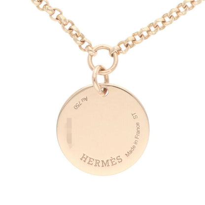 HERMES Ex-Libris PM K18PG 1 Diamond Bracelet Size ONE Multi