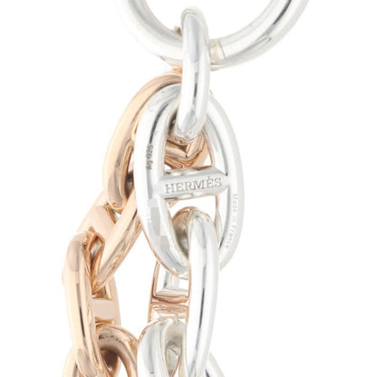 HERMES Chaine d'Ancre K18PG/925 Silver Size ONE SIZE