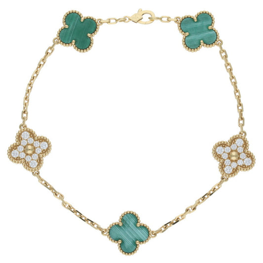 VANCLEEF & ARPELS Vintage Alhambra Malachite Size ONE SIZE