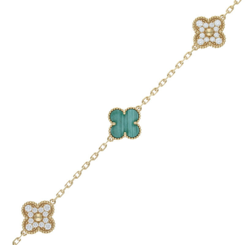 VANCLEEF & ARPELS Vintage Alhambra Malachite Size ONE SIZE