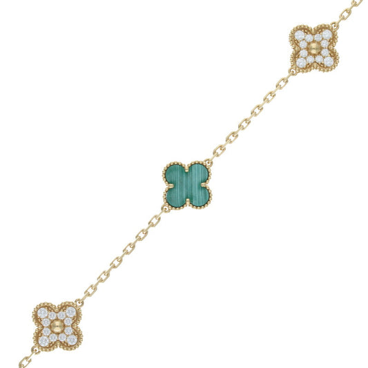 VANCLEEF & ARPELS Vintage Alhambra Malachite Size ONE SIZE