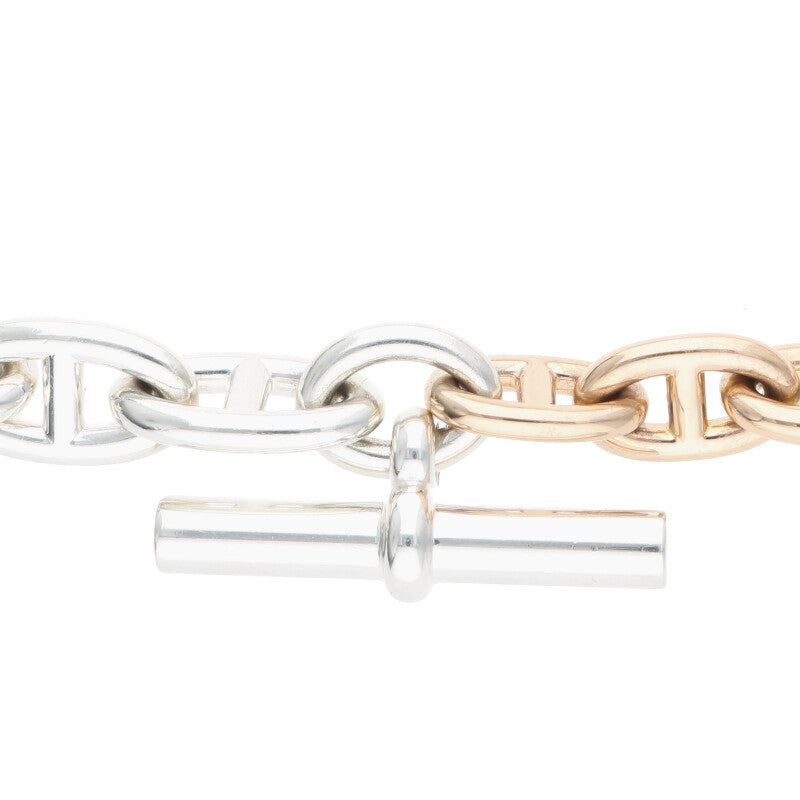 HERMES Chaine d'Ancre GM MM K18PG Bracelet Size ONE SIZE