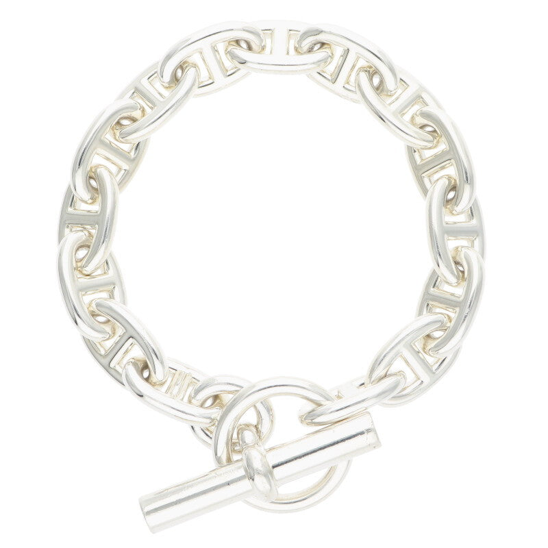 HERMES Chaine d'Ancre MM Silver Bracelet Size ONE SIZE
