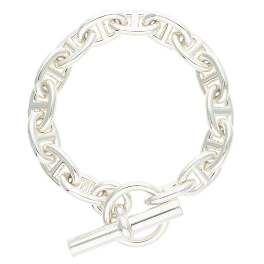 HERMES Chaine d'Ancre MM Silver Bracelet Size ONE SIZE