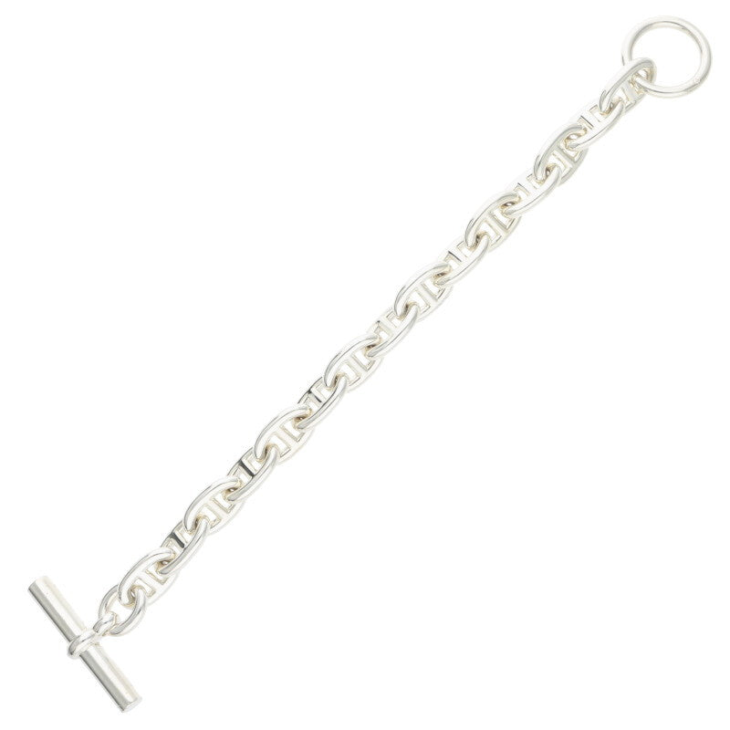 HERMES Chaine d'Ancre MM Silver Bracelet Size ONE SIZE