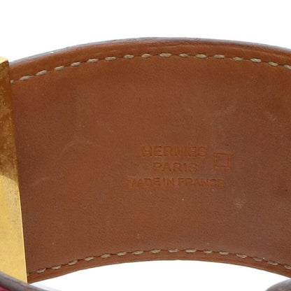 HERMES Collier de Chien Alligator Bracelet Size ONE SIZE