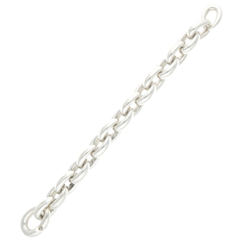 HERMES Acrobate GM Sterling Silver Bracelet Size ONE SIZE
