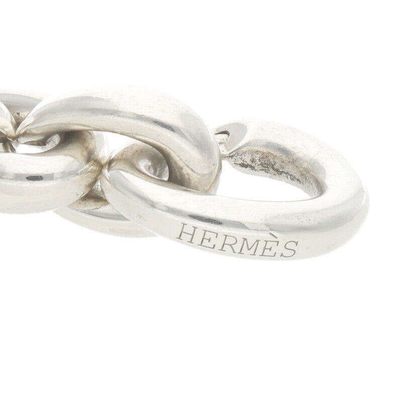 HERMES Acrobate GM Sterling Silver Bracelet Size ONE SIZE