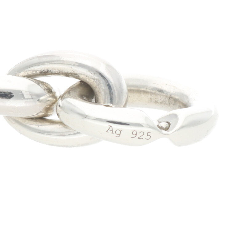HERMES Acrobate GM Sterling Silver Bracelet Size ONE SIZE