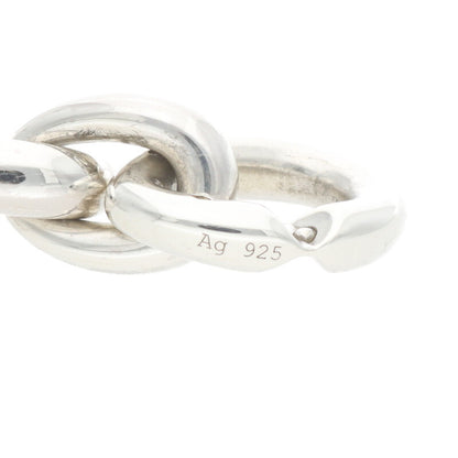 HERMES Acrobate GM Sterling Silver Bracelet Size ONE SIZE