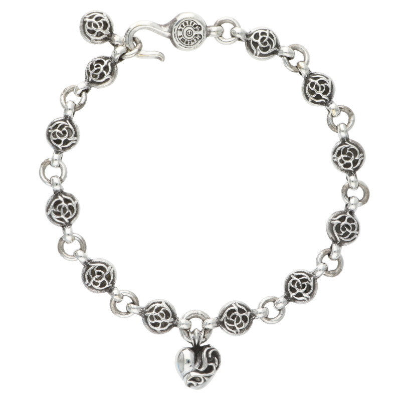 Chrome Hearts NO1 Floral Ball Silver Bracelet Size ONE SIZE