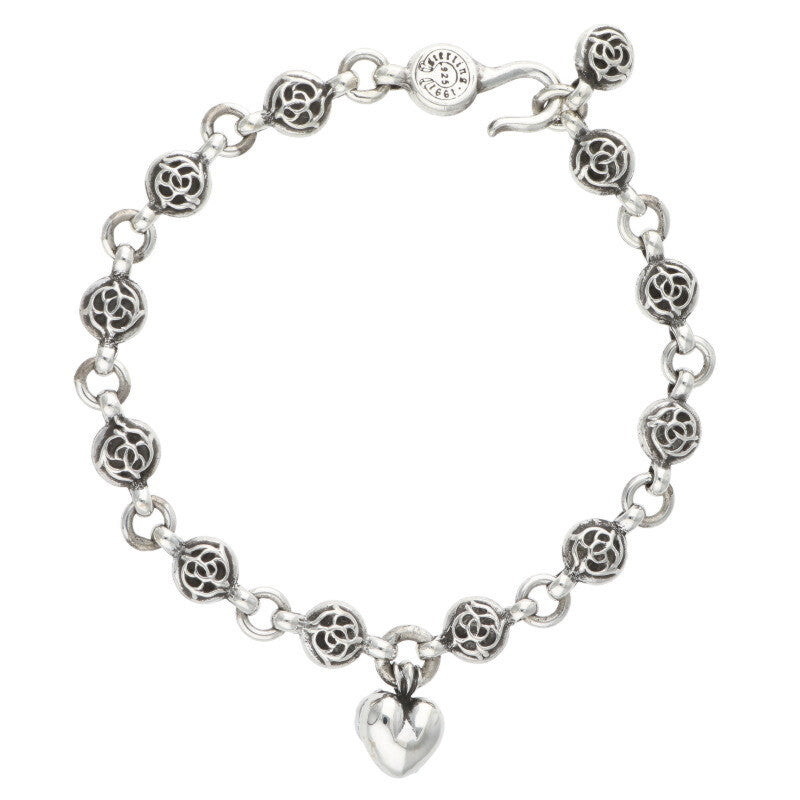 Chrome Hearts NO1 Floral Ball Silver Bracelet Size ONE SIZE