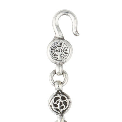 Chrome Hearts NO1 Floral Ball Silver Bracelet Size ONE SIZE