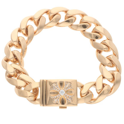 Chrome Hearts 22K Pave Diamond Box ID Bracelet Size ONE SIZE