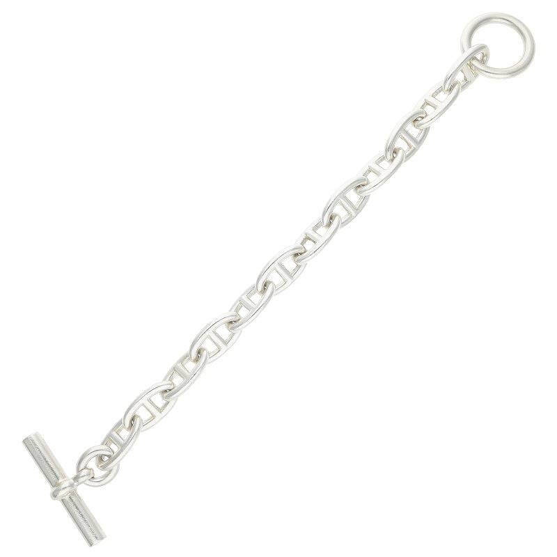 HERMES Chaine d'Ancre GM Silver Bracelet Size ONE SIZE