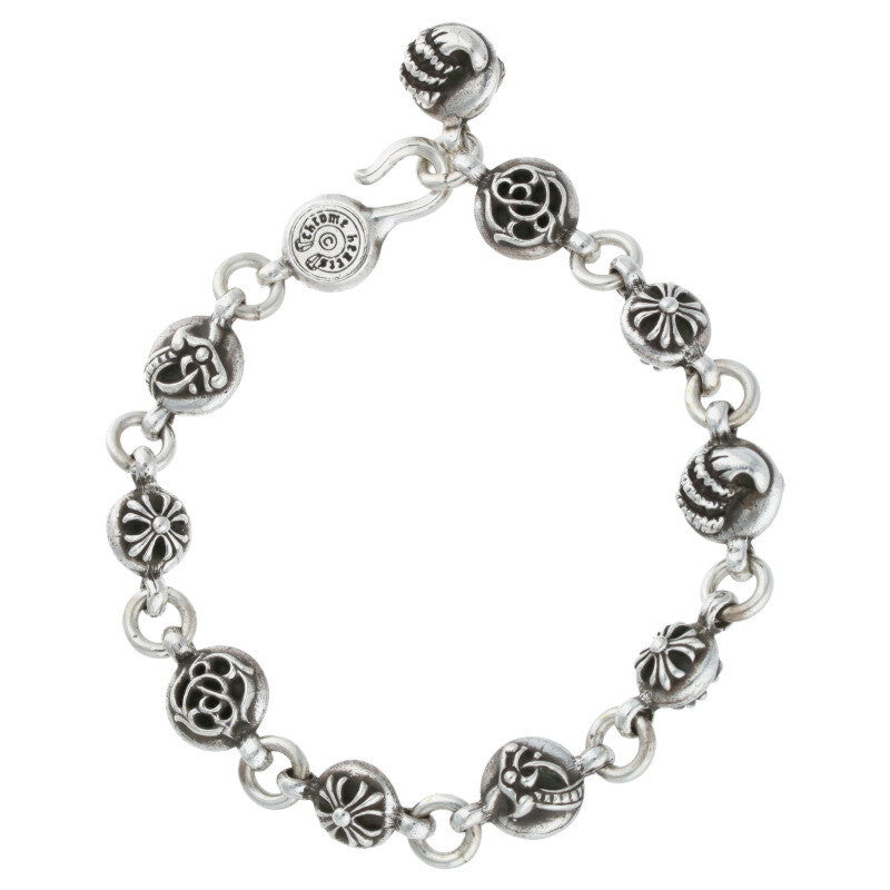 Chrome Hearts NO2 Multi Ball Silver Bracelet