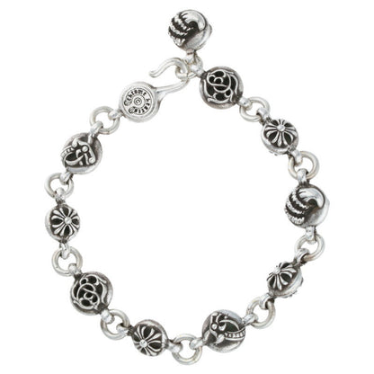Chrome Hearts NO2 Multi Ball Silver Bracelet