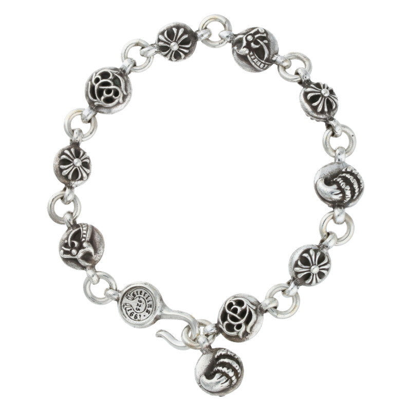 Chrome Hearts NO2 Multi Ball Silver Bracelet