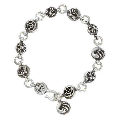 Chrome Hearts NO2 Multi Ball Silver Bracelet