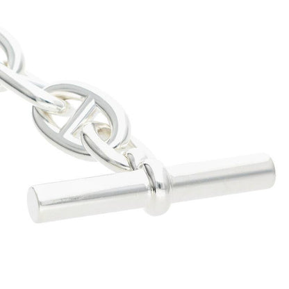 HERMES Chaine d'Ancre TGM Silver Bracelet 925 Size ONE SIZE